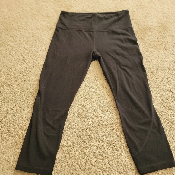 Athleta Black High-Waisted Leggings M - Picture 1 of 10